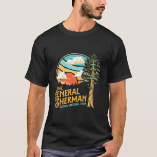 T-shirt Rétro du parc national vintage général Sherman Seq