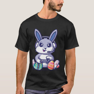 T-shirt Retro Easter Video Game Easter Gaming Graphics Hap