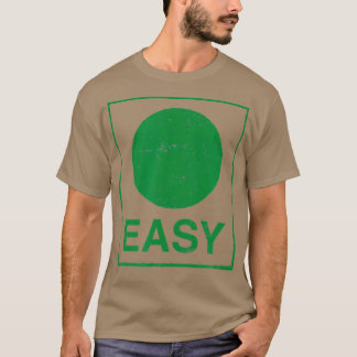 T-shirt Retro Easy Skiing Sign Funny Ski Graphic