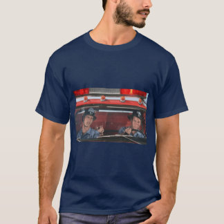 T-shirt Retro Emergency Rescue Squad Fire Department Desig