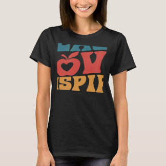 T-shirt Retro Enseignant Super Inspirational Happational R