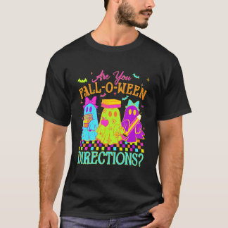 T-shirt Rétro êtes-vous automne ô Ween directions professe