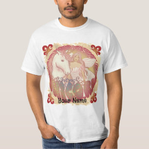 T-shirt Retro Fairy et Unicorn