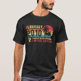 T-shirt Rétro février 2010 12 Years Old Limited Edition 1