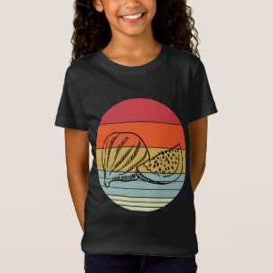 T-Shirt Retro Fig Design Figues végétariennes Plante