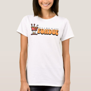 T-shirt Rétro Fondue, c’est un mode de vie
