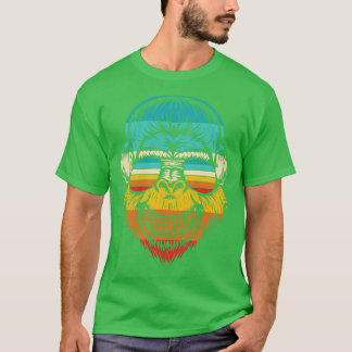 T-shirt Retro Funky Gorilla