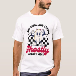 T-shirt Retro Funny Halloween Ghost