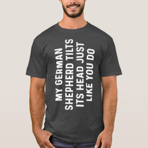 T-shirt Retro Funny Mon Allemand Shepard Animaux de compag