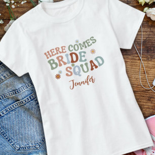 T-shirt Retro Funny Simple Bridesmaid Mariage