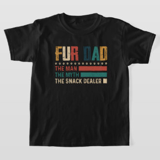 T-shirt Retro Fur Papa L'Homme Le Mythe Le Concessionnaire