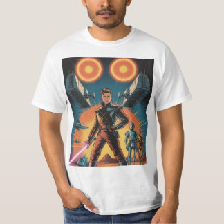 T-shirt Retro Galactic Rebel - Deux soleils et Dro