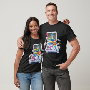 T-shirt Retro Game Society Assistant Héros Pixel Art Vinta