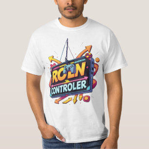 T-shirt Retro Gamer Controller Bold Gaming for Players