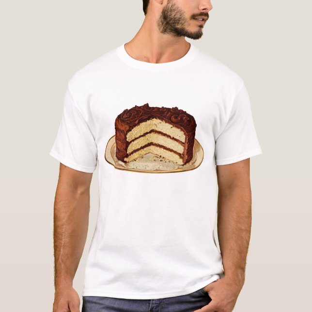 T-shirt Rétro gâteau (Devant)
