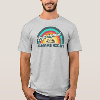T-shirt Rétro gaucher, toujours droite