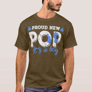 T-shirt Retro Genre Révéler Fier Nouveau Pop C'est un garç