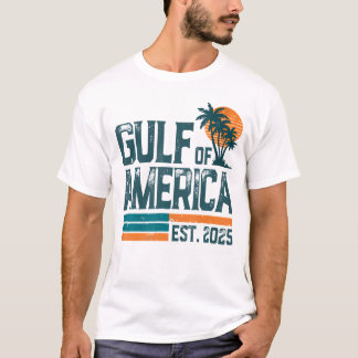 T-shirt Retro Golfe D'Amérique Est 2025 Américain