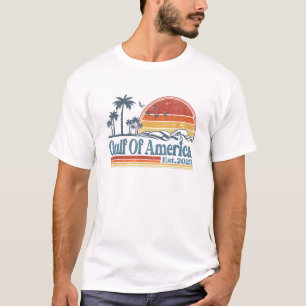 T-shirt Rétro golfe des États-Unis d'Amérique 2025 Drapeau