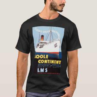 T-shirt rétro Goole au continent
