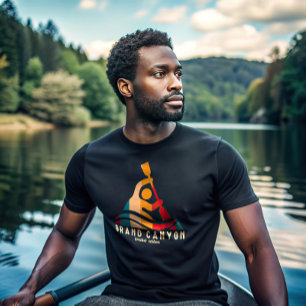 T-shirt Retro Grand Canyon Kayaking