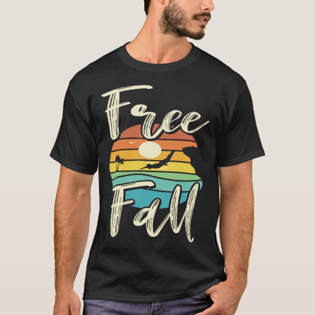 T-shirt Retro Graphic Cliff Diver Cliff Diving Tombstoning (Devant)