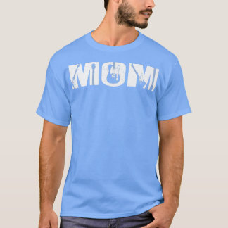 T-shirt Retro Guitariste Mère maman Guitare Fête des Mères