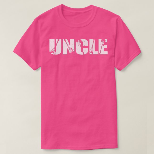 T-shirt Retro Guitariste père oncle Fête des pères de guit (Design devant)