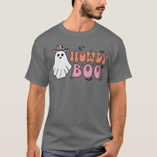 T-shirt Retro Halloween Howdy Boo