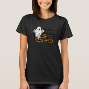 T-shirt Retro Halloween Trendy Éffrayant Cute Ghost 3