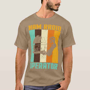 T-shirt Retro Ham Radio I Base Station Amateur Radio I Ham