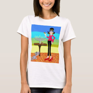 T-shirt Rétro Hanoukka et un Martini