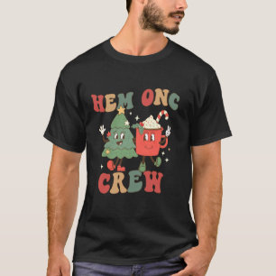 T-shirt Rétro Hem Onc Hématologie de l'équipage Onc Oncolo