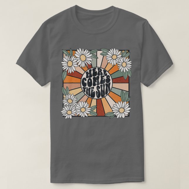 T-shirt Rétro Here Comes (Design devant)