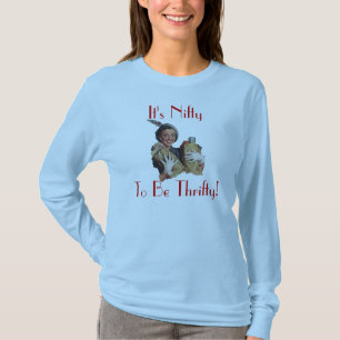 T-shirt Rétro heureux avec l'amusement de client