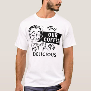 T-shirt Rétro homme de café