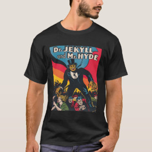 T-shirt Rétro Horreur Halloween Monster Dr Jekyll M. Hyde