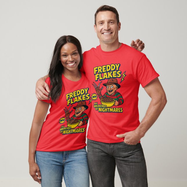 T-shirt Retro Horror Cereal Parody (Unisexe)