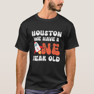 T-shirt Retro Houston Nous avons un an vieux 1er anniversa