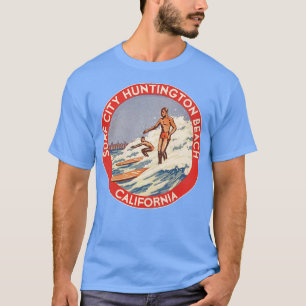 T-shirt Retro Huntington Beach CA les années 70 Surf City 