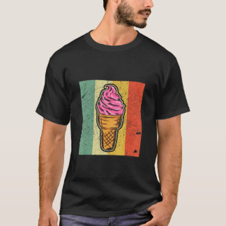 T-shirt Retro Ice Cream Cone Sundae Ice Cream