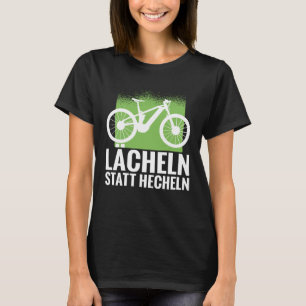 T-shirt Rétro-imprimer Sourire au lieu de coller E-bikes e