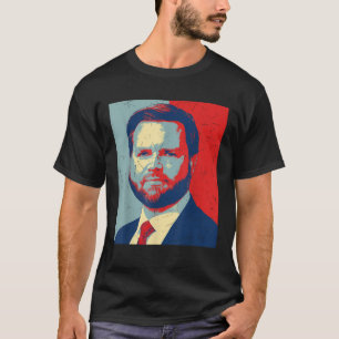 T-shirt Rétro J.D. Vance Président 2028 Vance 2028
