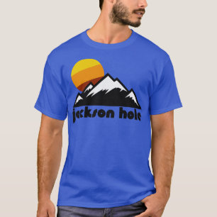 T-shirt Retro Jackson Hole Tourist Souvenir Design de voya