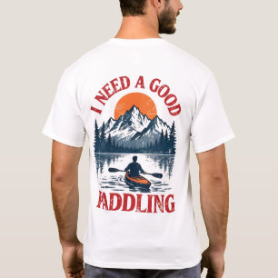 T-shirt rétro J'ai besoin d'un bon coup de pagaie 
