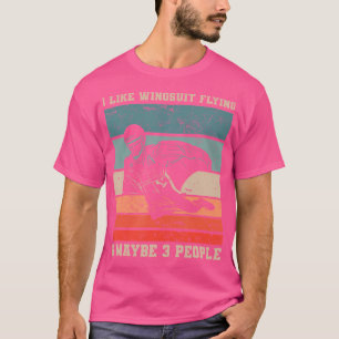 T-shirt Retro J'Aime Le Valise Vol Peut-Être 3 Personnes S