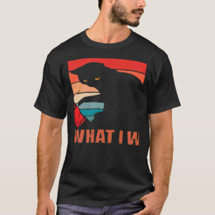 T-shirt Rétro Je Fais Ce Que Je Veux Chat Indépendant Rebe