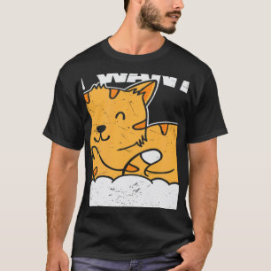 T-shirt Rétro Je Fais Ce Que Je Veux Chat Indépendant Rebe