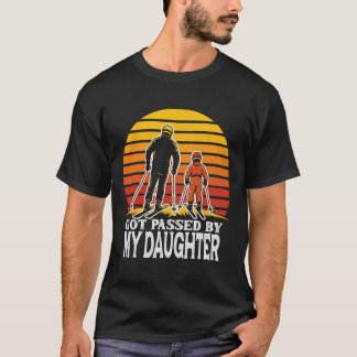 T-shirt Rétro Je Me Fais Pédaler Par Ma Fille Drôle De Des
