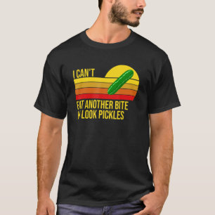 T-shirt Retro Je ne peux pas manger un autre morceau Oh re